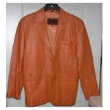 Vintage Leather Sports Jacket by Lucky Leather M