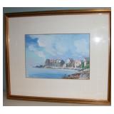 Shoreline Watercolor by Robert Malone 20" X 17"