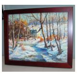 Oil on Canvas by Christopher Willett 11" X 9"