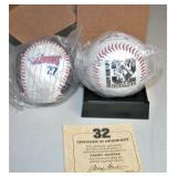 Sandy Coufax & Erstad Baseballs LA Dodgers A