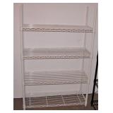 Metal Shelf 35" W 14" D 56" T