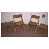 Child Size Folding Chairs & Side Tables