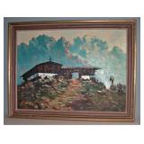 Impasto on Canvas by Theo Heep 43" X 34" Framed