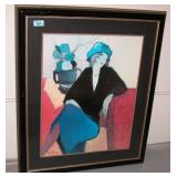 Lithograph by Itzchak Toukey 34" X 40" Framed