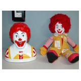 Vintage McDonalds Bank & Doll
