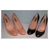 Ann Taylor Leather Ladies Dress Shoes 2 Pair 11 M