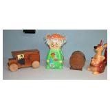 Vintage Banks set of 4