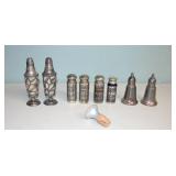 Vintage Silver Plate Shakers Lot