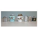 Vintage Porcelain & Metal Lighters