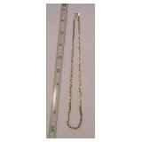 Vintage Sterling Silver Herringbone Marked 925