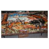 Vintage Bear Wall Tapestry 73" X 48"