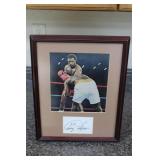 Joe Frazier signed magazine photo