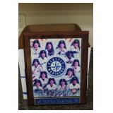 2001 Seattle Mariners wood plaque