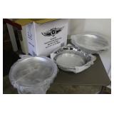 Chromed Stainless Steel Trim Rings Set