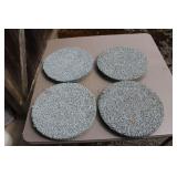 Hard Rubber Pavers set 4 12" Round