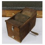 Antique Hand Crank Kitchen Mill Cotton Gin