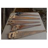 Vintage Hand Saws Lot of 5