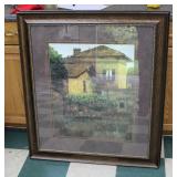 Framed Signed Print 33" X 37"