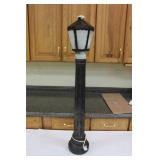 Vintage blow mold lamp post