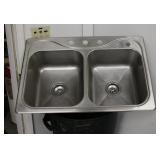 Stainless Steel Deep Sink 33" x 22"