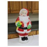 Vintage Santa Light up Yard Art 32" Tall