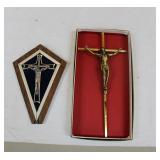 Metal & Pewter Crucifix set of 2
