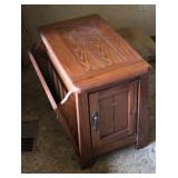 Oak Magazine Side Table