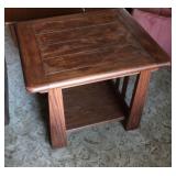 Oak End Table