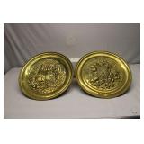 Vintage Stamped Tin Wall Art