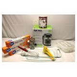 Rice Cooker * Pyrex Dishes & Kitchen Wrap Lot
