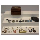 Vintage Estate Lot 925 Gold Filled Gemstones Misc.
