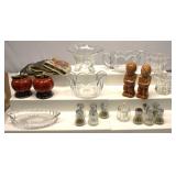 Vintage Kitchen Glassware & Shakers Lot