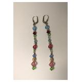 Sterling Silver Multi Gemstone Earrings