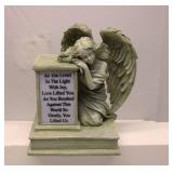 New Outdoor Solar Lighted Angel Memorial