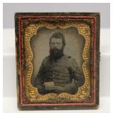 Ambrotype Portrait of a Confederate soldier