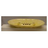 MCM Yellow Flower Arranger Planter Platter