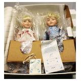Hamilton Collection D. Zolan porcelain doll set