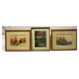 Vintage Water Color Signed Artwork