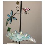 New Hanging Glass Bird Feeder