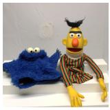 Cookie Monster & Bert Hand Puppet