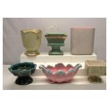 Hull McCoy Frankoma Pottery Planters