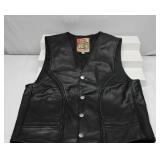 Leather Vest size XLT
