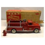 Vintage Tonka Fire Truck in Orig. Box