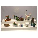 Vintage Dragon & Animal Figures Lot