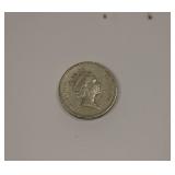 United Kingdom one pound coin Queen Elizabeth II