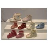 Vintage Shoe Planters Set 9