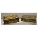 Italian Wood Trinket Boxes set 2