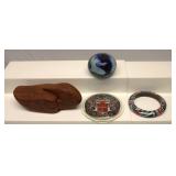 Native American Art Trinket Box Paperweight