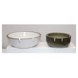 Mid Century Heath Ashtrays set of 2
