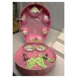 Vintage Child Tea Set w Case